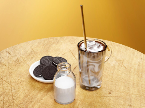Iced Coffee 001 3Dモデル