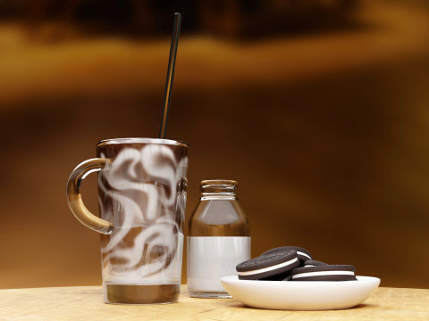 Iced Coffee 001 3Dモデル