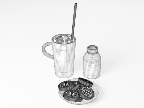 Iced Coffee 001 3Dモデル