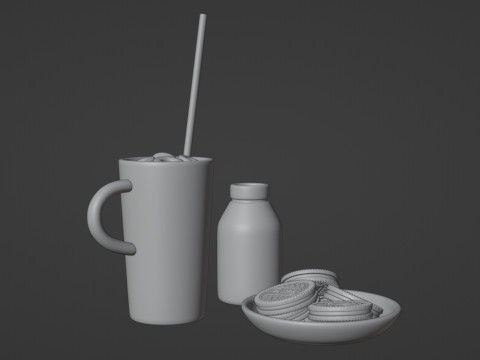 Iced Coffee 001 3Dモデル