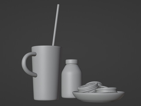 Iced Coffee 001 3Dモデル