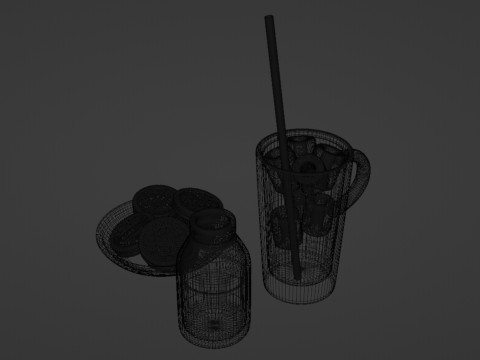 Iced Coffee 001 3Dモデル
