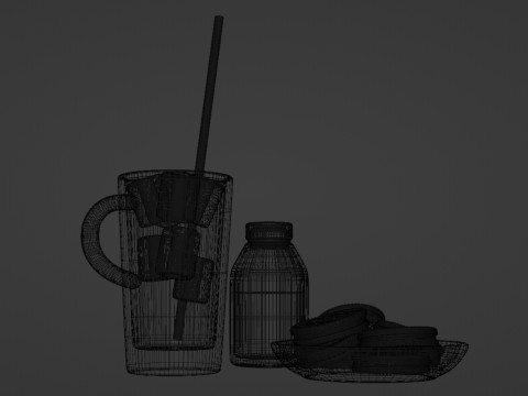 Iced Coffee 001 3Dモデル