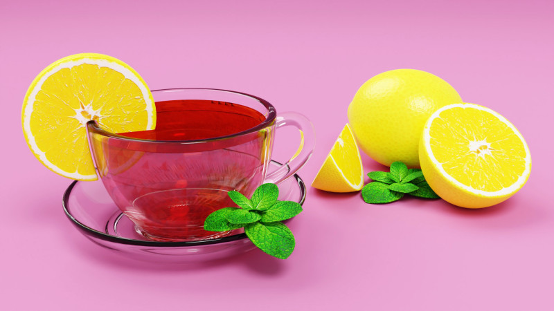 Lemon Tea 001 3D मॉडल .c4d .max .obj .3ds .fbx .stl .blend 