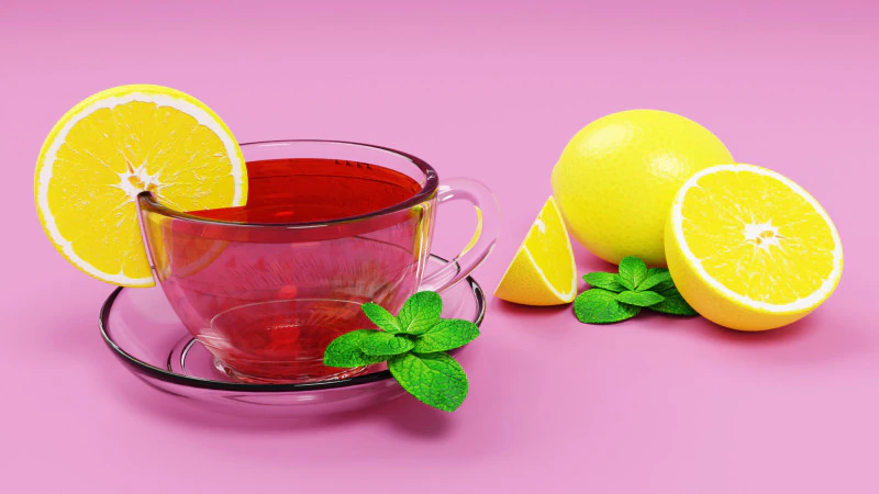 नींबू चाय 001 3D मॉडल .c4d .max .obj .3ds .fbx .stl .blend 