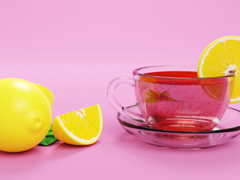 Lemon Tea 001 3D मॉडल
