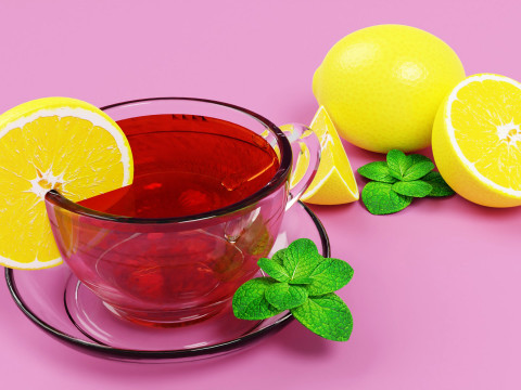 Lemon Tea 001 3D मॉडल