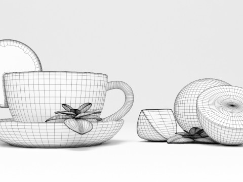 Lemon Tea 001 3D मॉडल