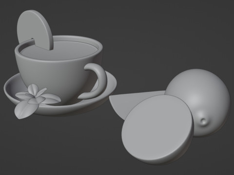 Lemon Tea 001 3D मॉडल