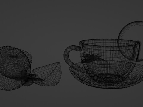 Lemon Tea 001 3D मॉडल