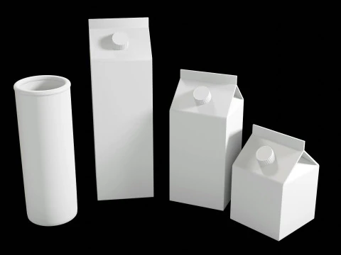 दूध 001 3D मॉडल