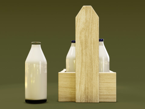 Milk 002 Modello 3D