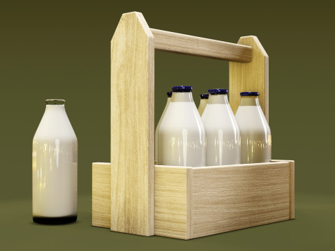 Milk 002 Modello 3D