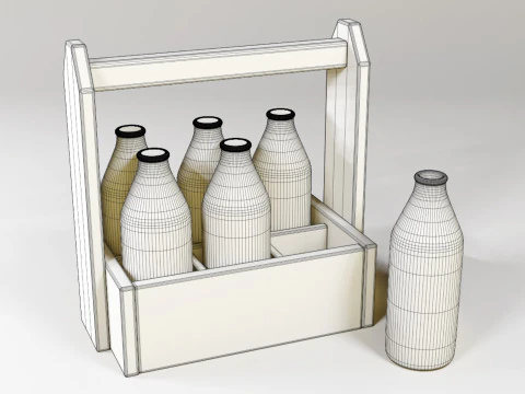 Молоко 002 3D Модель