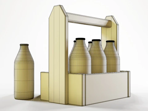 Молоко 002 3D Модель