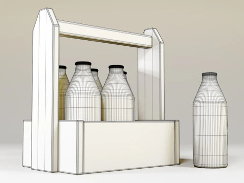 Молоко 002 3D Модель