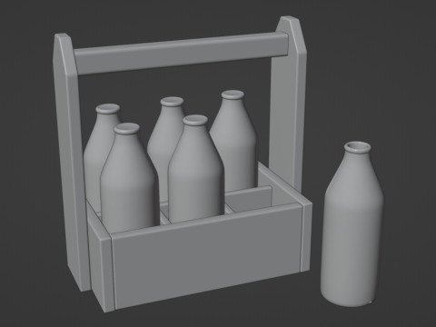 Milk 002 Modello 3D