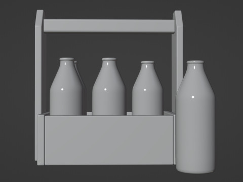 Milk 002 Modello 3D