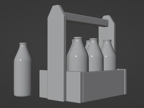 Milk 002 Modello 3D