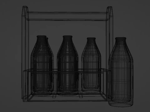 Молоко 002 3D Модель