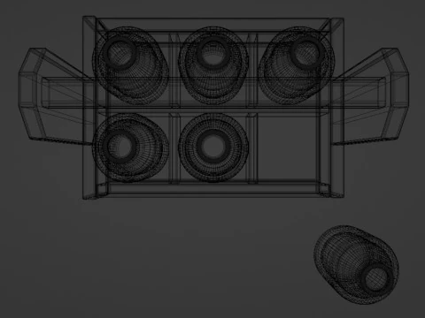 Молоко 002 3D Модель