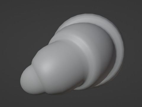 Emoji Croissant 001 Modelo 3D