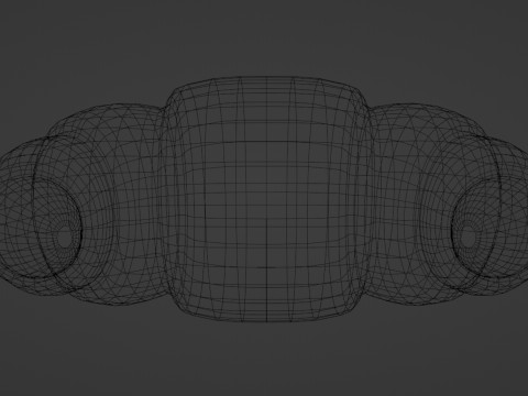 Emoji Croissant 001 Modelo 3D