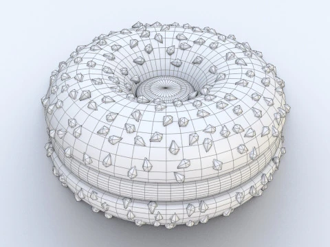 Emoji Bagel 001 3D Model