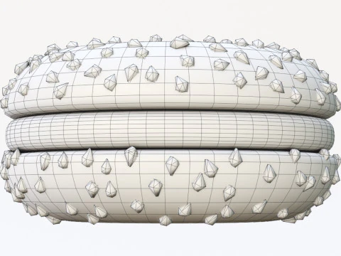 Emoji Bagel 001 3D Model