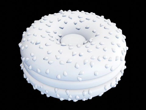 Emoji Bagel 001 3D Model