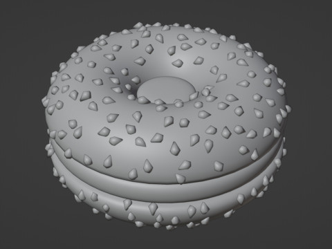Emoji Bagel 001 3Dモデル