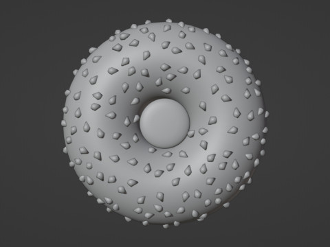 Emoji Bagel 001 3Dモデル