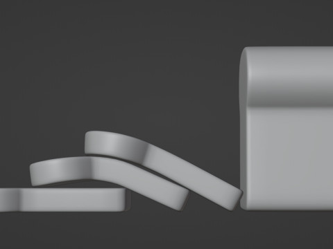 Emoji White Bread 001 Model 3D