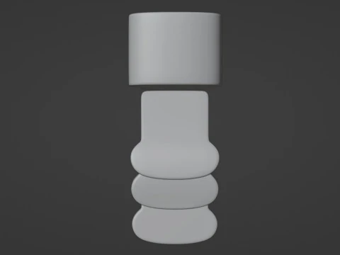 Emoji White Bread 001 3D Model