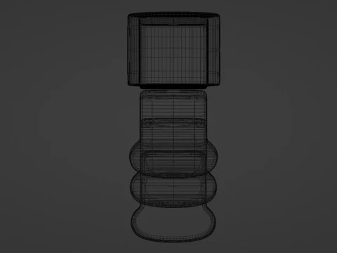 Emoji White Bread 001 3D Model