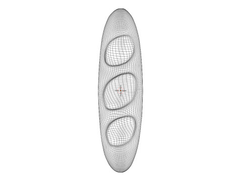 Emoji Baguette 001 3D Model