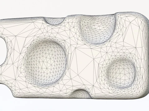 Emoji Cheese 001 3D Model