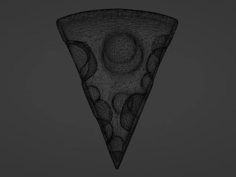 Emoji Cheese 001 3D Model