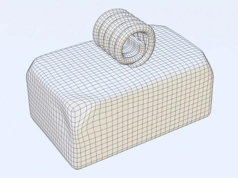 Emoji Butter 001 3D Model