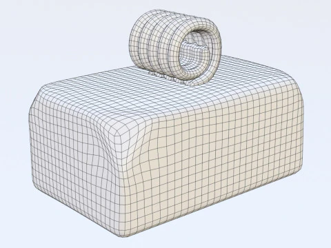 Emoji Butter 001 3D Model