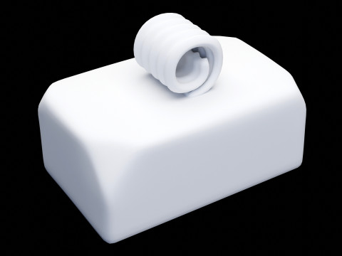 Emoji Butter 001 3Dモデル