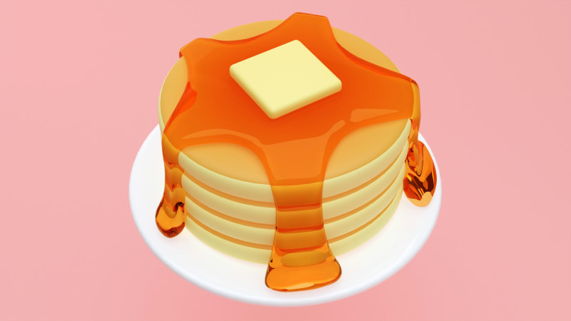 Emoji Pancake 001 3D मॉडल .c4d .max .obj .3ds .fbx .stl .blend 