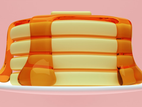 Emoji Pancake 001 3D मॉडल