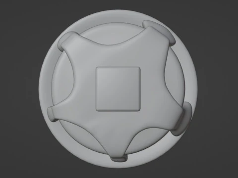 Emoji Pancake 001 3D Model