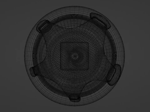 Emoji Pancake 001 3D Model