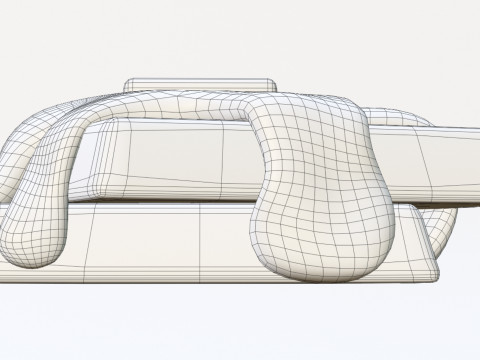 Emoji Waffle 001 3D Model