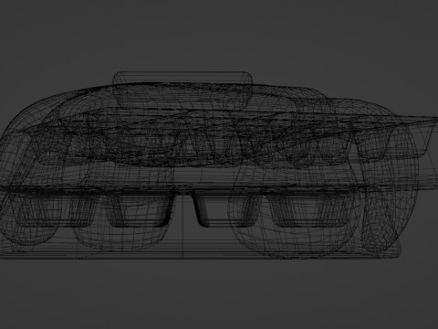 Emoji Waffle 001 3D Model