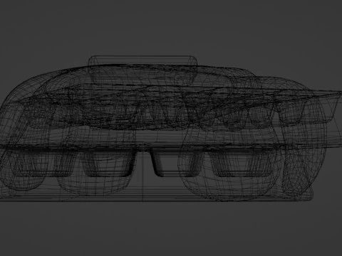 Emoji Waffle 001 3D Model