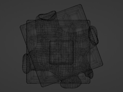 Emoji Waffle 001 3D Model