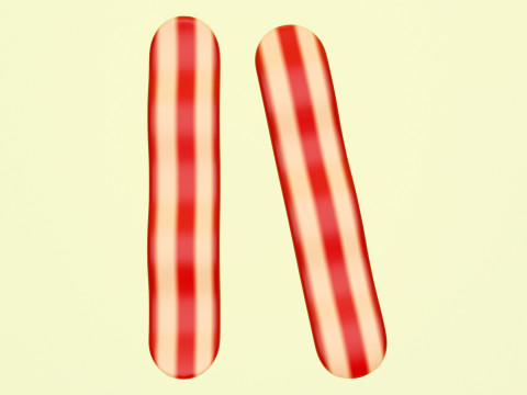 Emoji Bacon 001 Model 3D